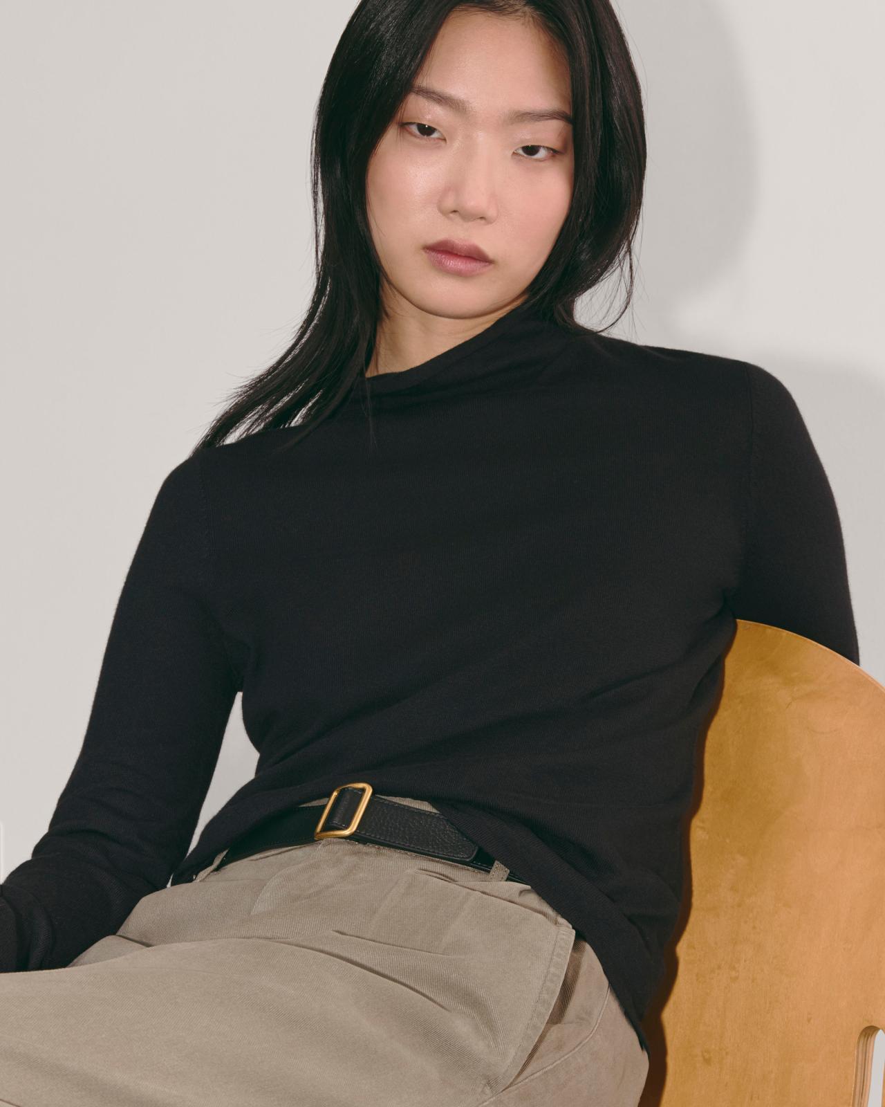 Womens Funnel Neck in Cotton Cashmere Sweater by Everlane Product Image