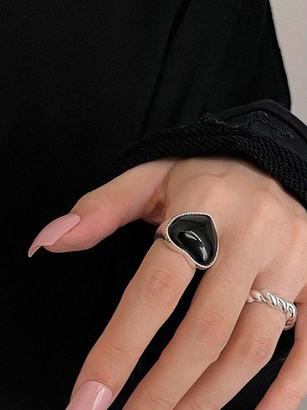 Adjustable Heart Shape Rings Accessories Product Image