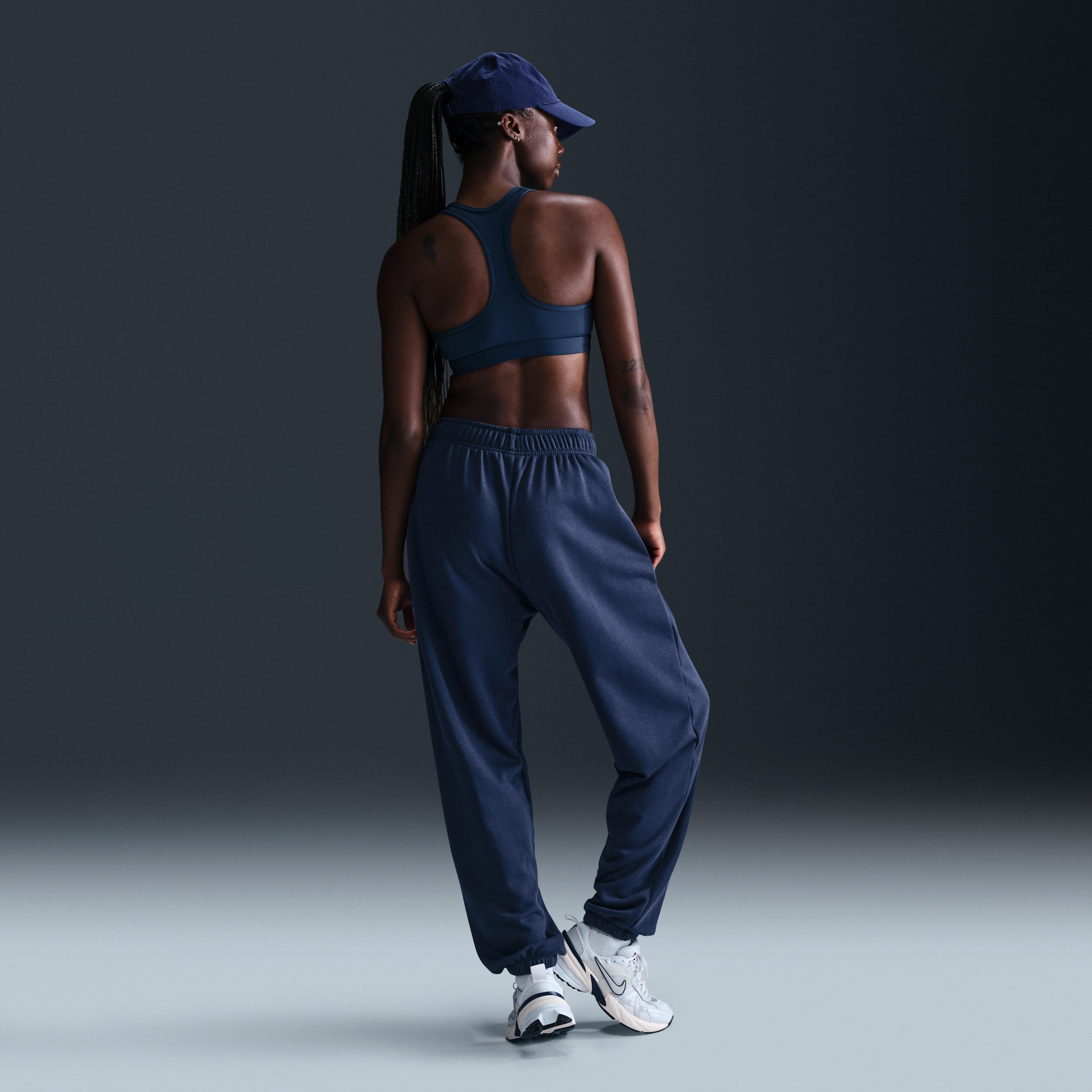 Womens Nike Sportswear Club Fleece Mid-Rise Oversized Sweatpants | DQ5800-010 Product Image