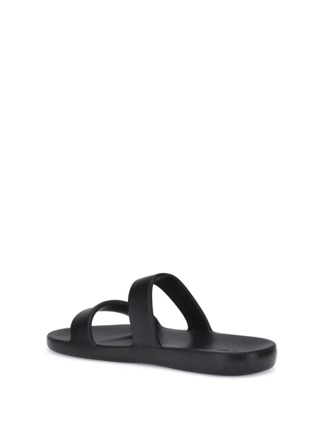 Black Foam Sandals Product Image
