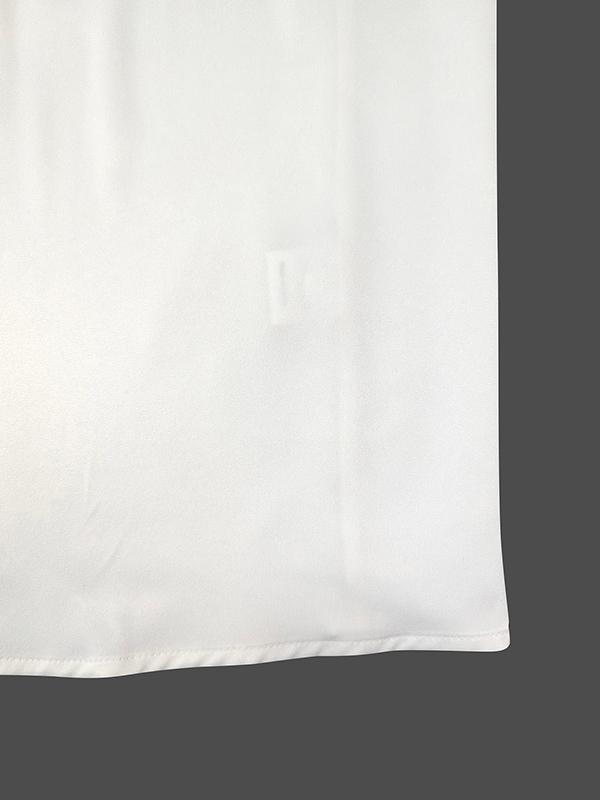 Flared Sleeves Long Sleeves Double Layered Elasticity Solid Color Tied V-Neck Blouses&Shirts Tops Product Image