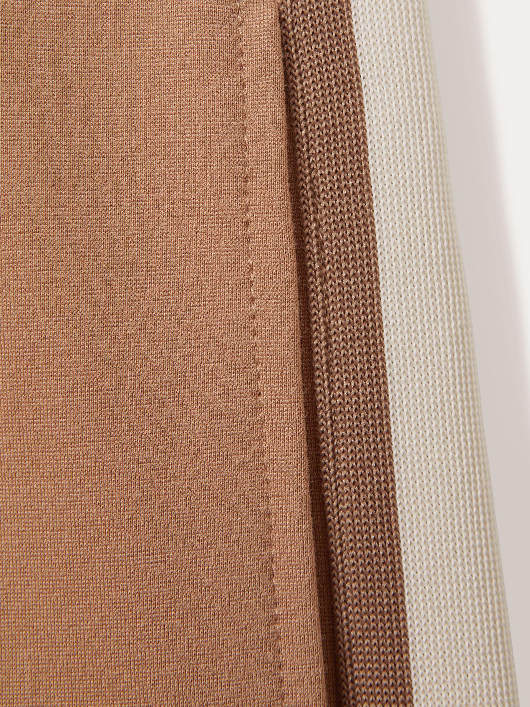 The Upside Contrast Stripe Elasticated Joggers in Clay Product Image