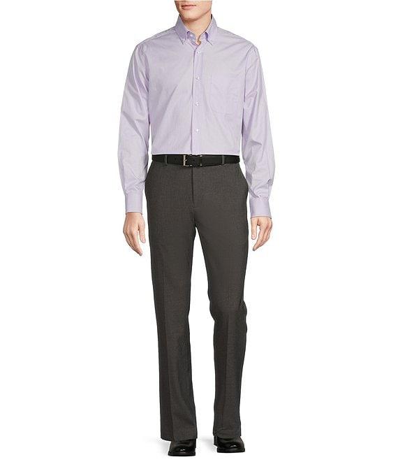 Daniel Cremieux Signature Label Canclini Cotton Dobby Houndstooth Long Sleeve Woven Shirt Product Image