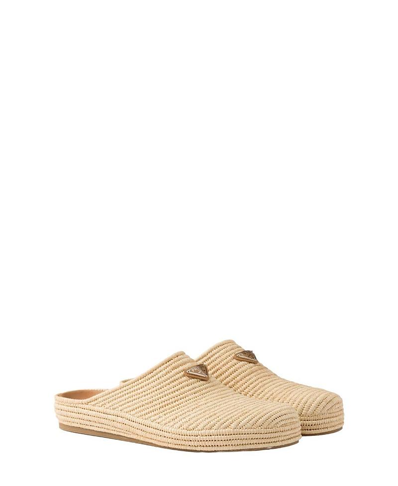 Prada Mens Raffia Mules Product Image