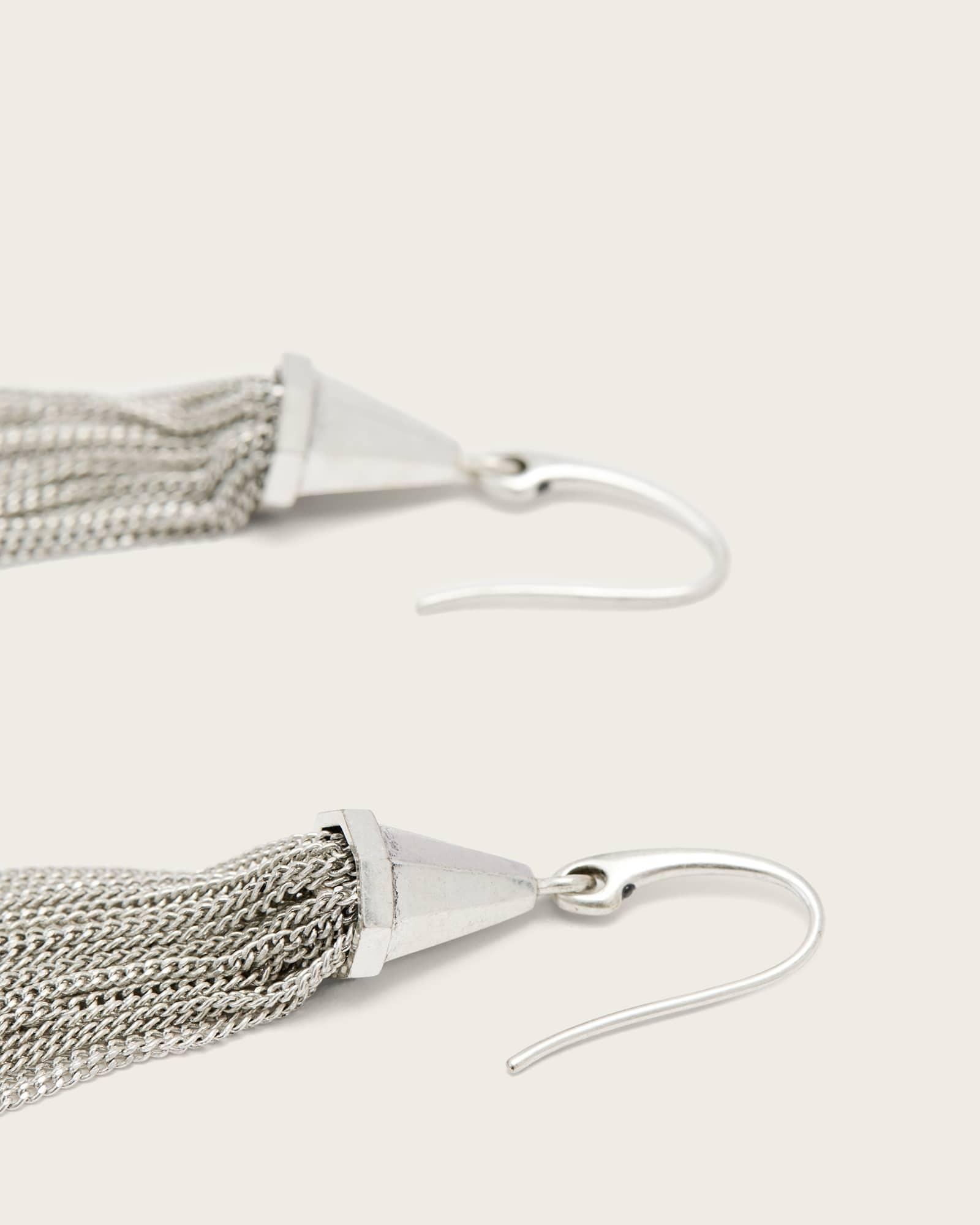 Lia Chunky Necklace WARM SILVER | ALLSAINTS US Product Image