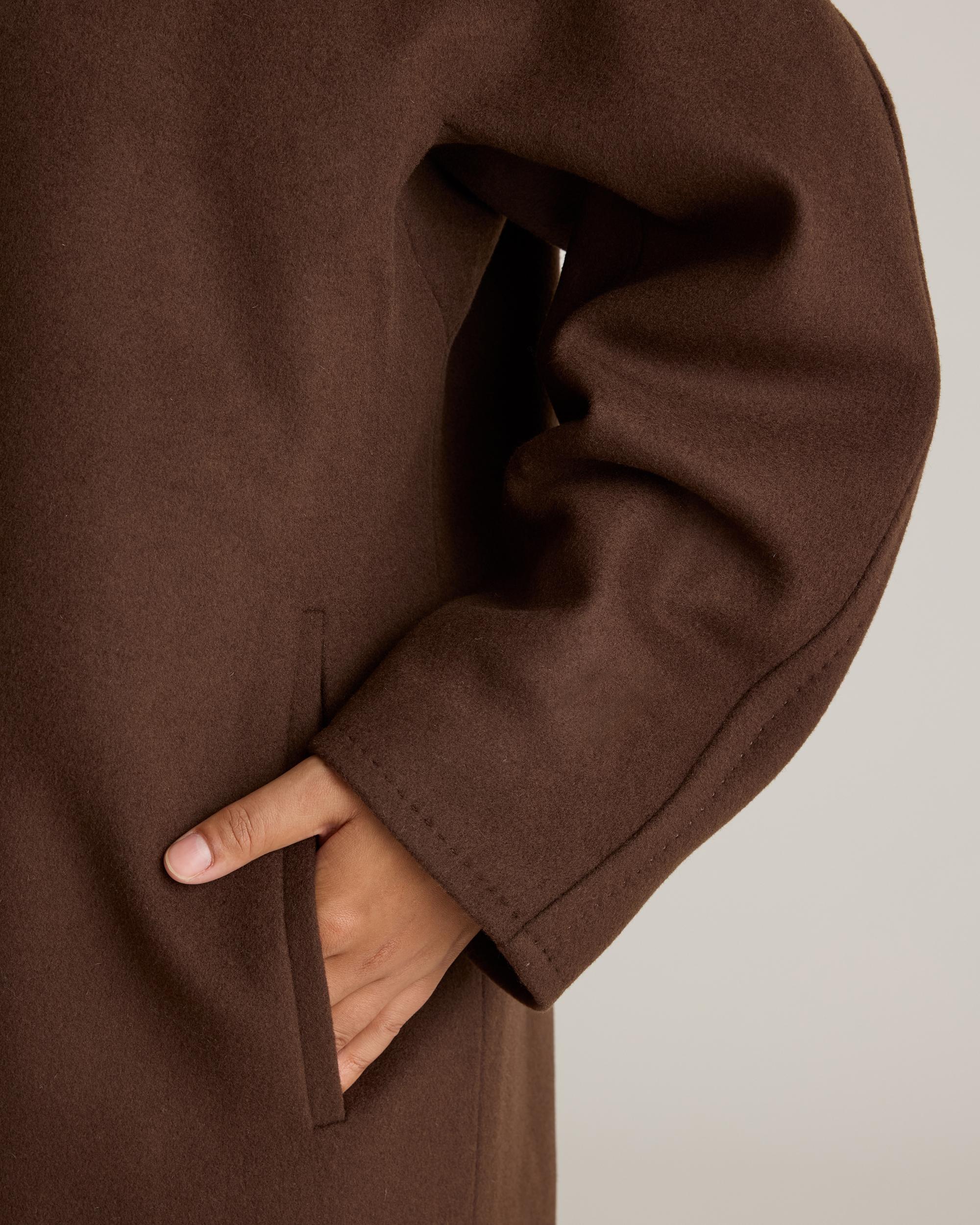 Quince | Women's Italian Wool Double-Breasted Slouch Coat Product Image