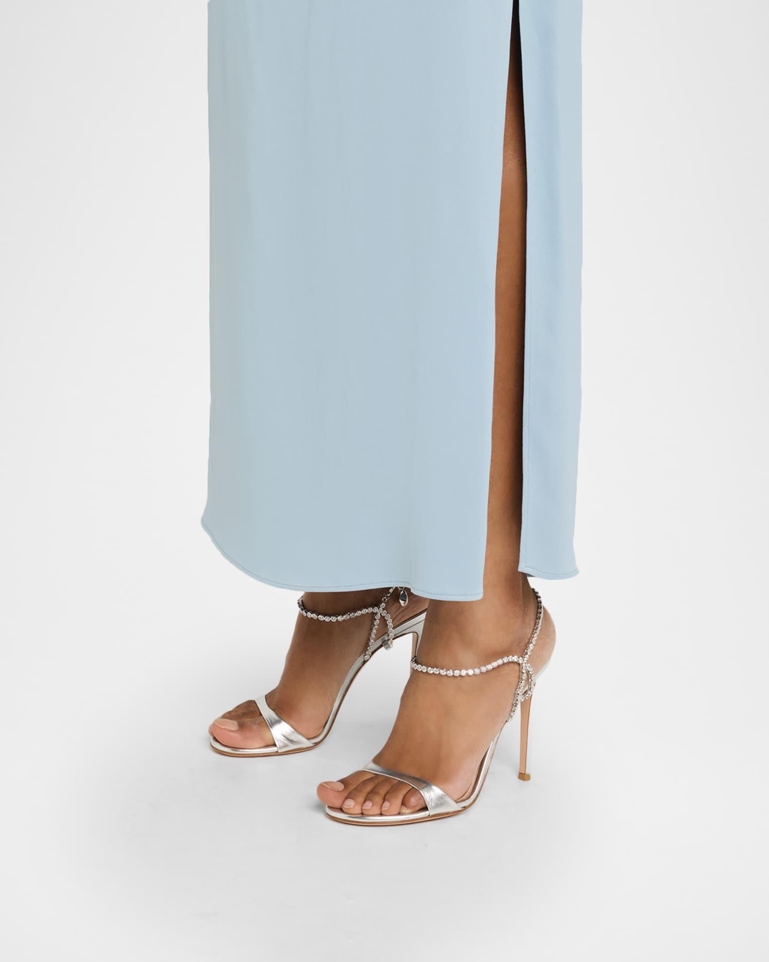 Nappa Leather Embellished Strappy Sandals Product Image