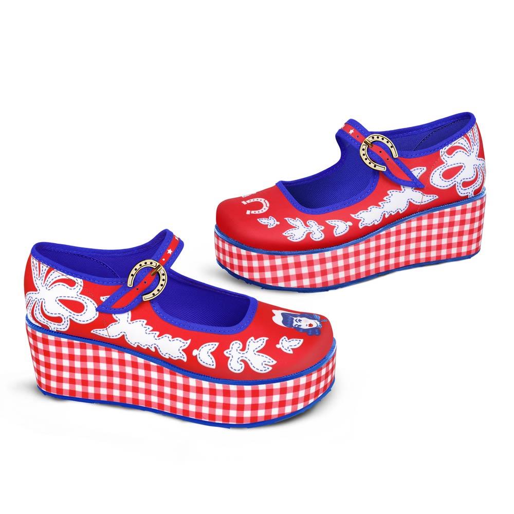 Chocolaticas® Pagan Spirit Women's Mary Jane Platform Female Product Image