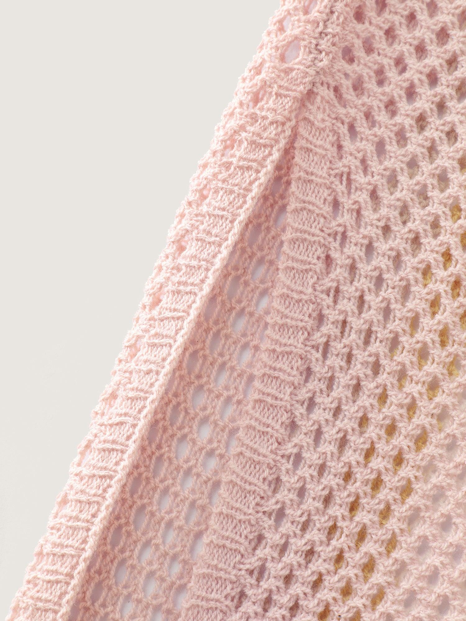 Colorblock Cut-Out Knit Swim Cover-Up Female Product Image