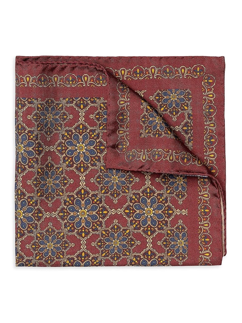 Mens Silk Twill Pocket Square Product Image