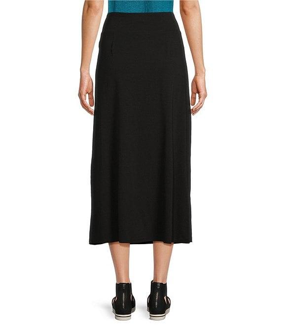 Eileen Fisher Stretch Knit Jersey A-Line Skirt Product Image