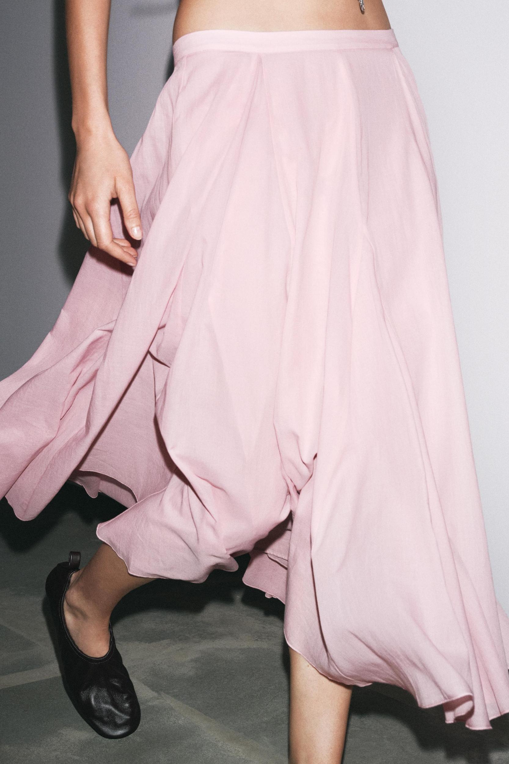 ZW COLLECTION FLared COTTON SKIRT Product Image