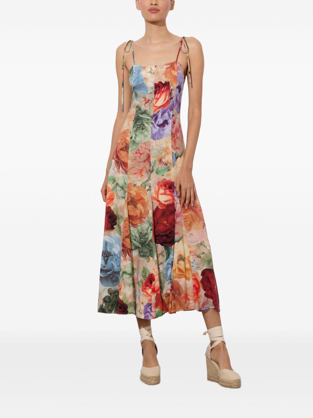 Jeanette floral-print midi dress Product Image