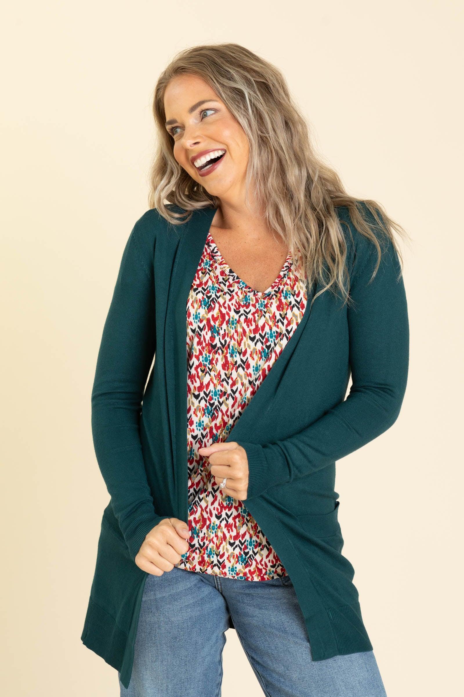 Lightweight Mid Length Cardigan Product Image