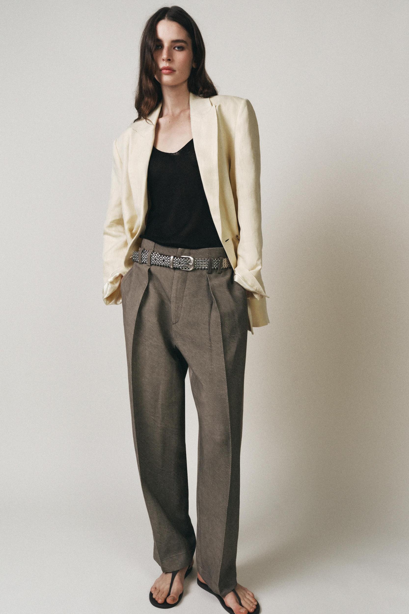 ZW COLLECTION PLEATED PANTS Product Image