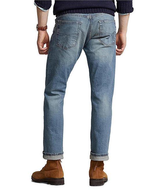 Polo Ralph Lauren Hampton Relaxed Straight-Fit Stretch Denim Jeans Product Image