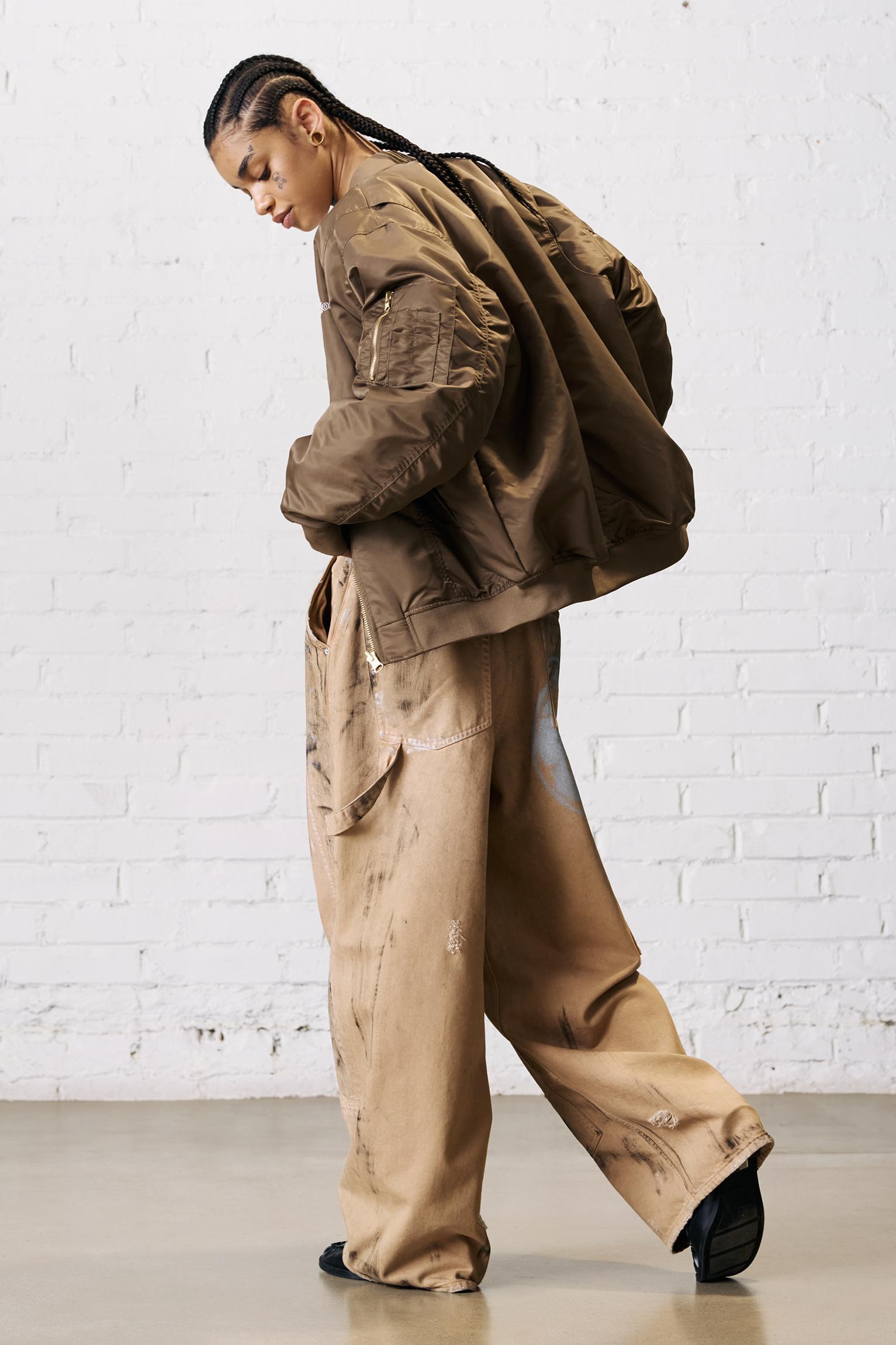 STWD embroidered bomber jacket Product Image