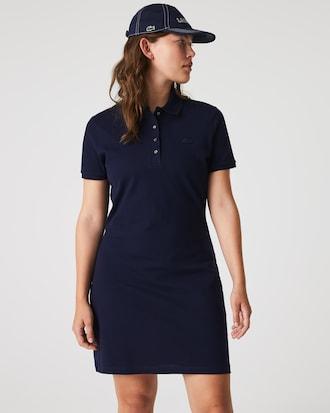 Slim Fit Stretch Piqué Polo Dress Product Image