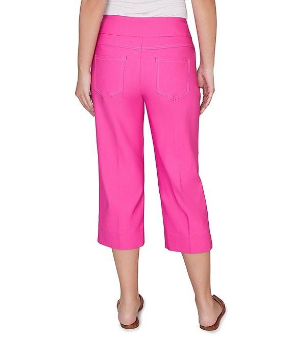 Ruby Rd. Petite Size Stretch Straight Leg Pull-On Capri Pants Product Image