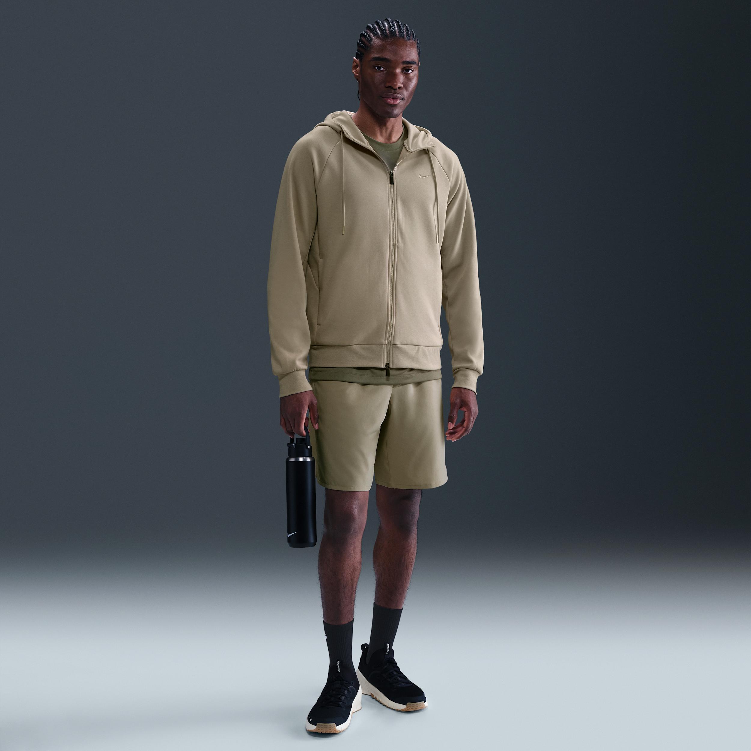 Nike Mens Primary Fleece Dri-FIT UV Full-Zip Performance Hoodie | FZ0967-251 Product Image