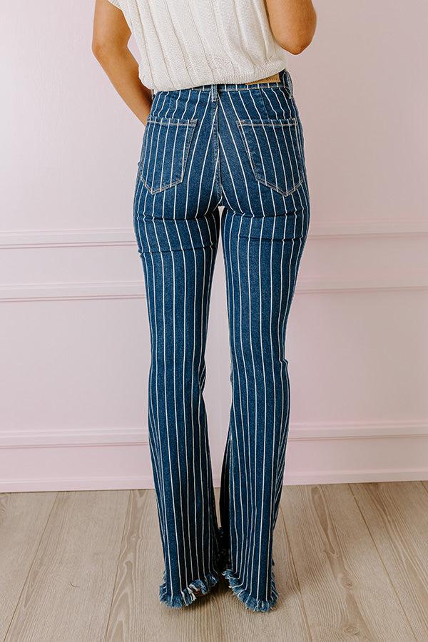 The Stevie High Waist Stripe Flare Product Image