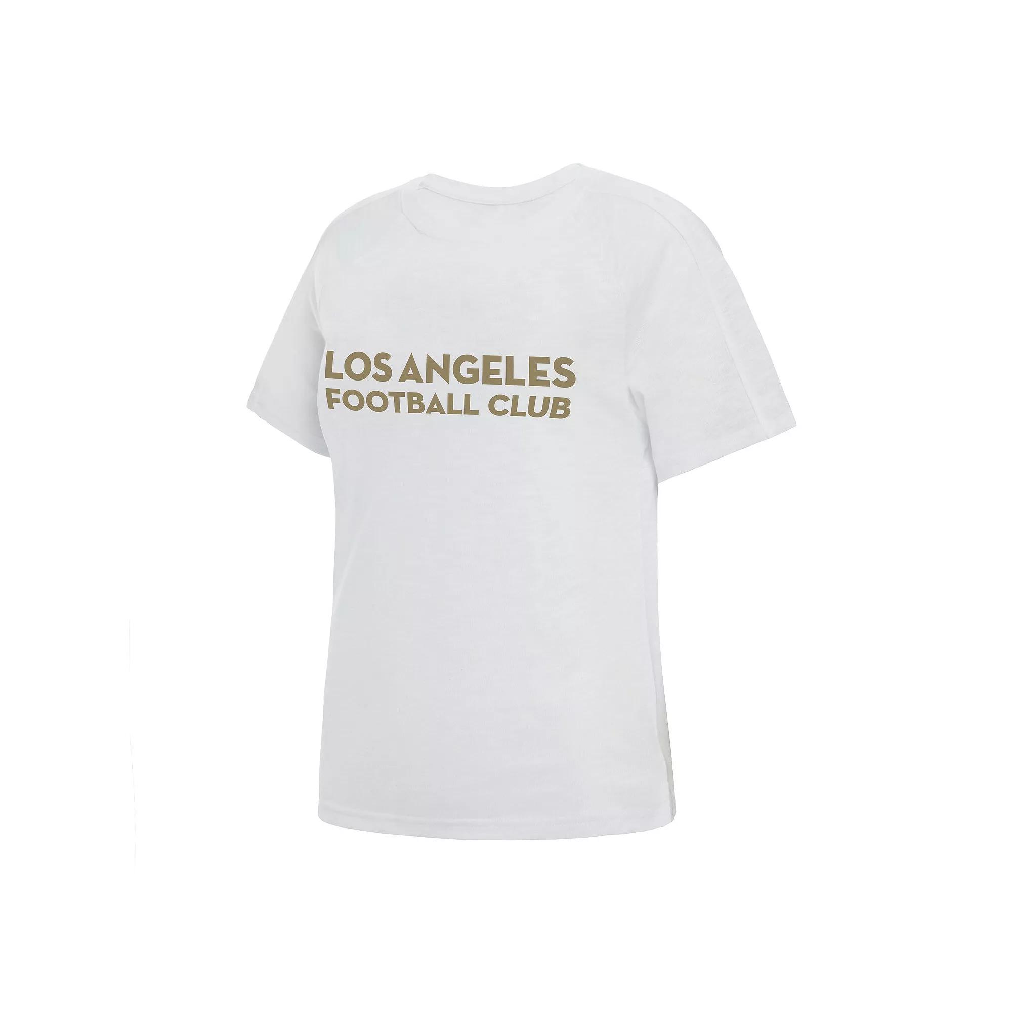 Women's Concepts Sport White LAFC Resurgence T-Shirt,  Product Image