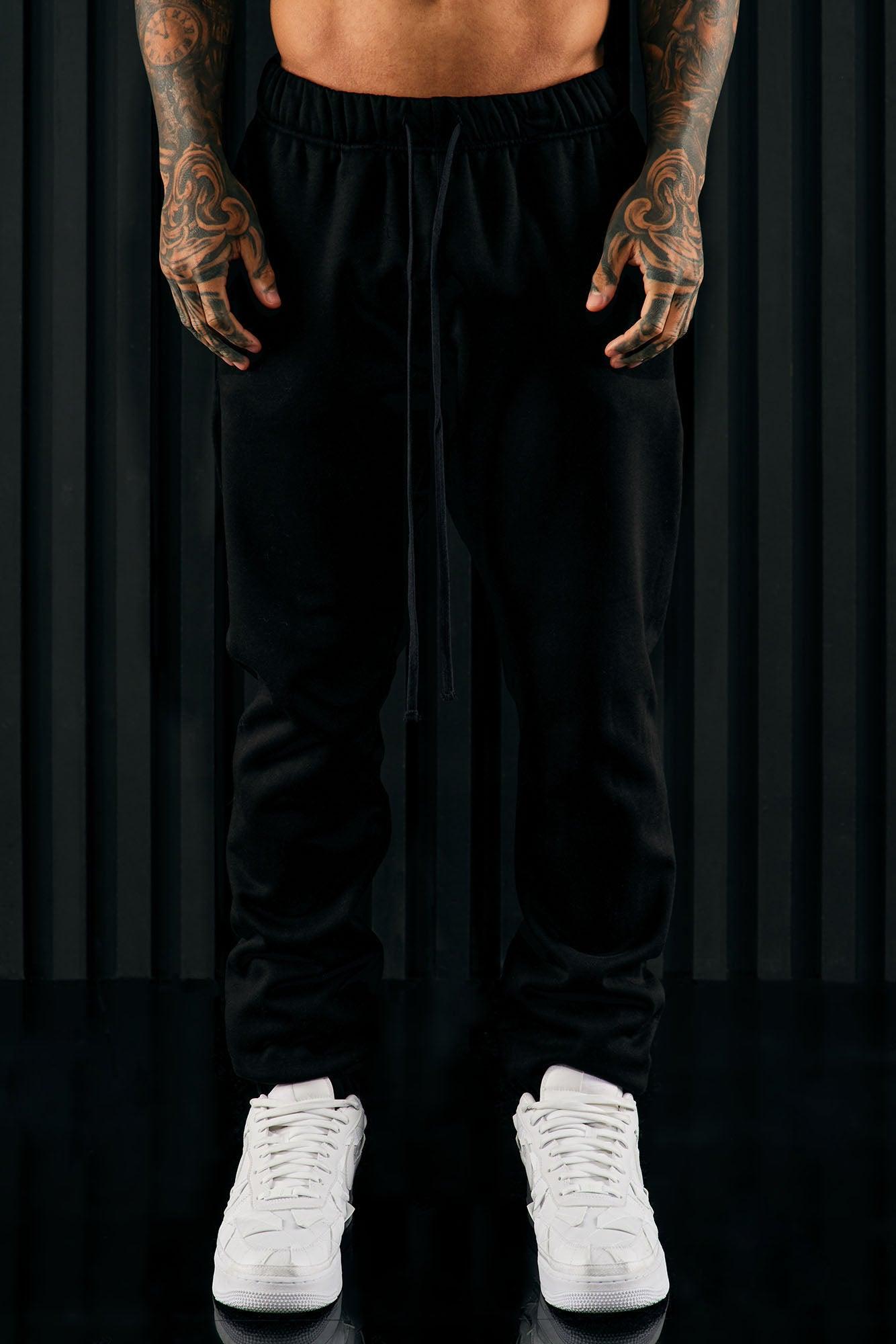 Tyson Heavyweight Sweat Jogger - Black Product Image