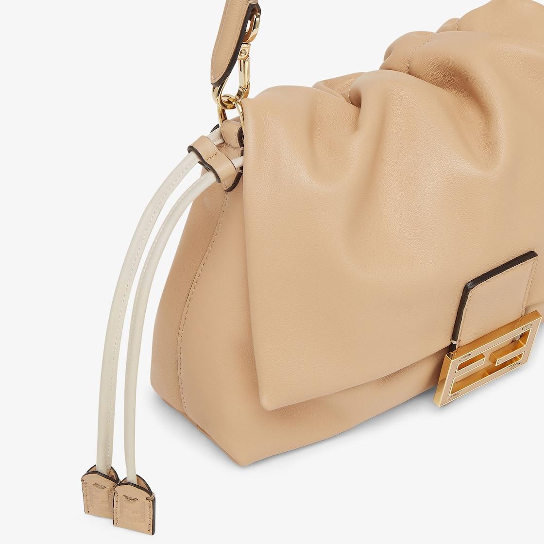 Mamma Baguette MediumPale pink nappa leather bag Product Image