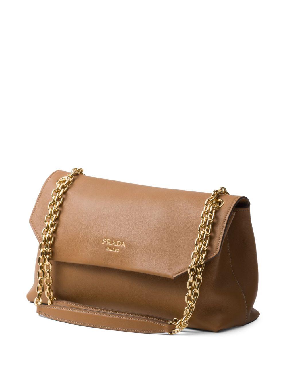 medium leather shoulder bag Product Image