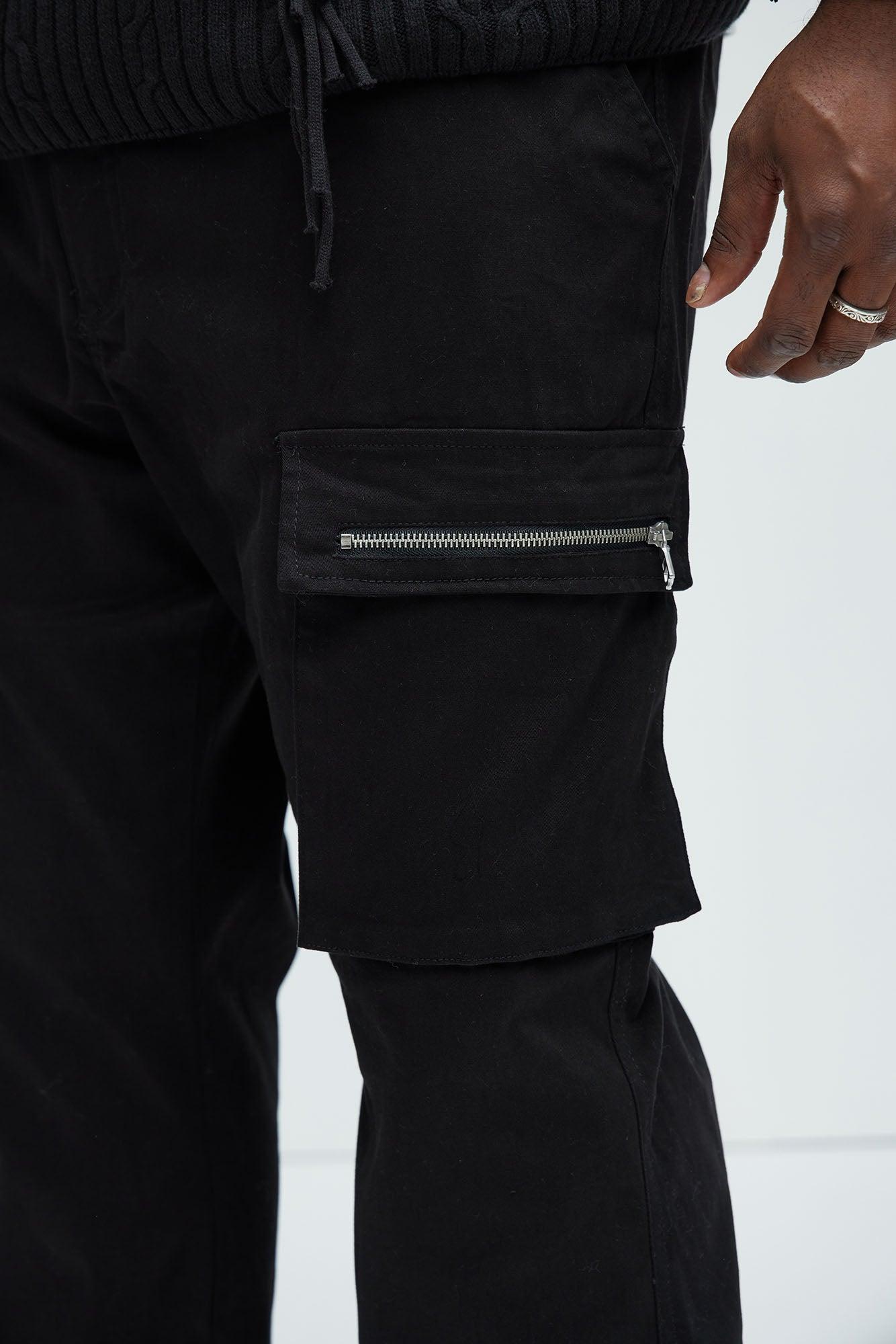 Walk it Slim Cargo Pants - Black Product Image