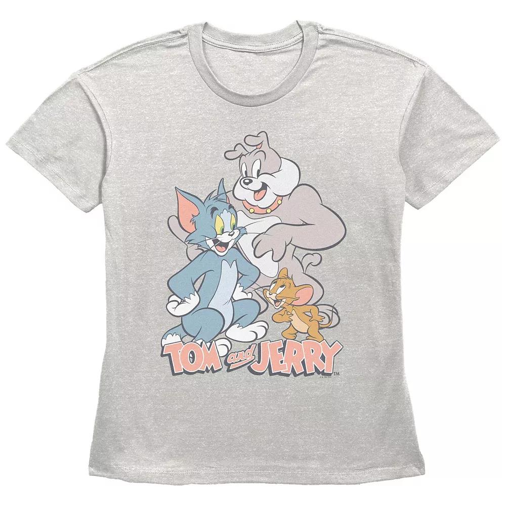 Women's Tom & Jerry Happy Pals Poster Graphic Tee,  Product Image