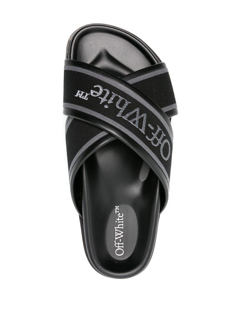 Cloud criss-cross strap slides Product Image