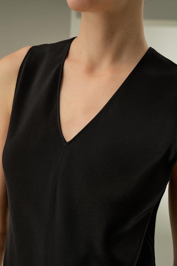 LILYSILK Silk Dress for Women - Natural White 100% Natural Pure Silk - Ultimate Luxury V-Neck Maxi Dress Product Image