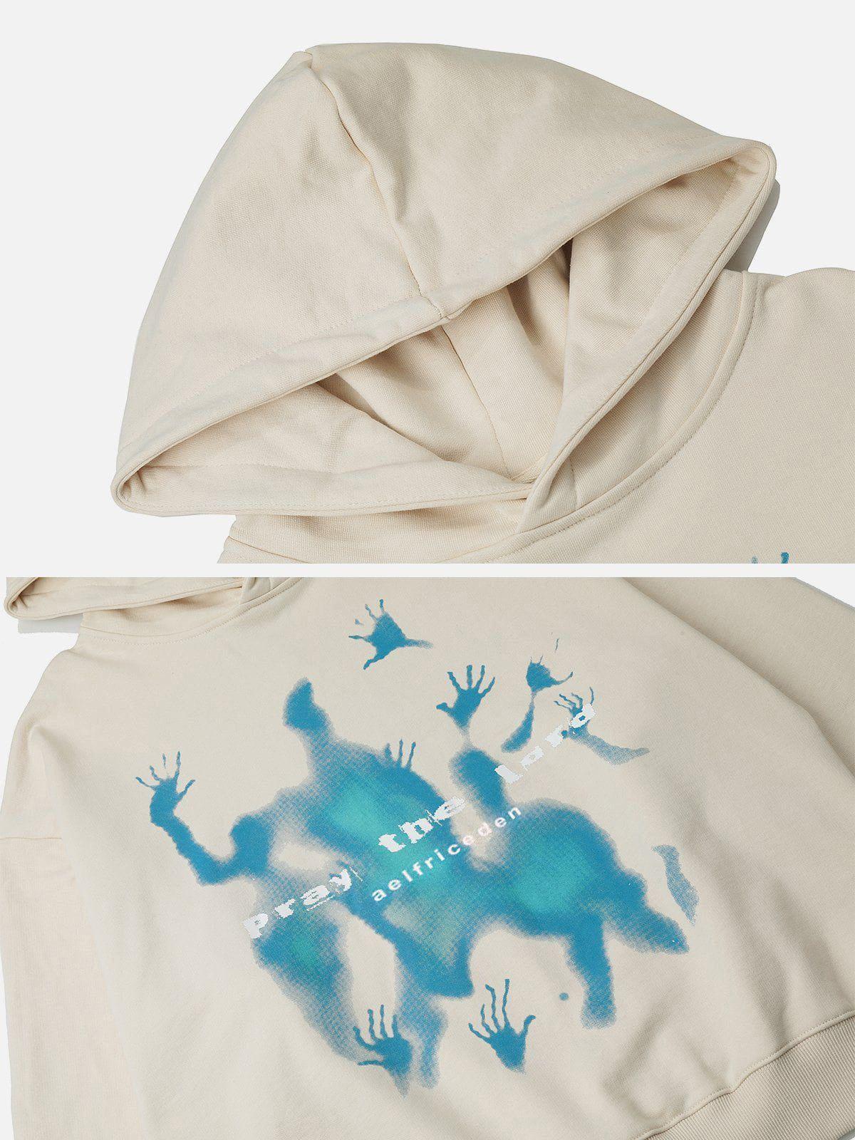 Aelfric Eden Abstraction Shadow Graphic Hoodie Product Image