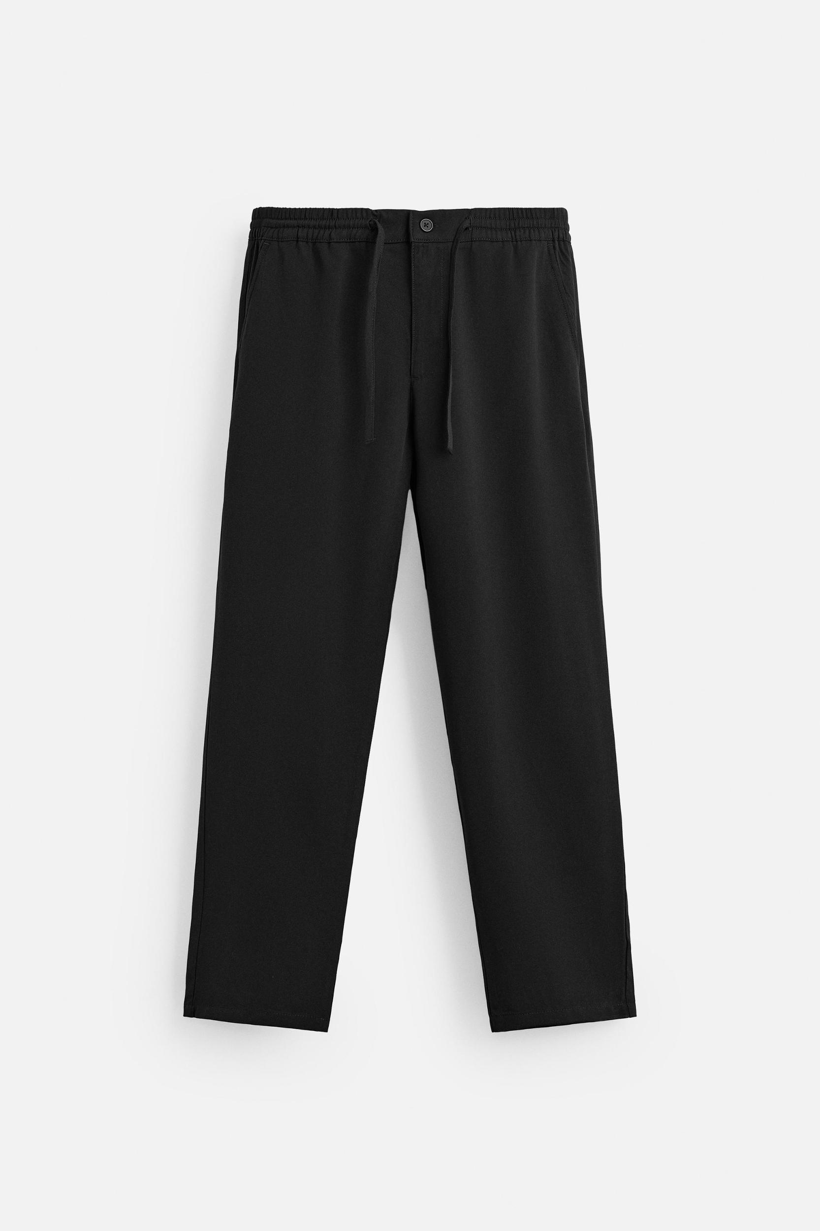 REGULAR FIT LYOCELL - VISCOSE PANTS Product Image