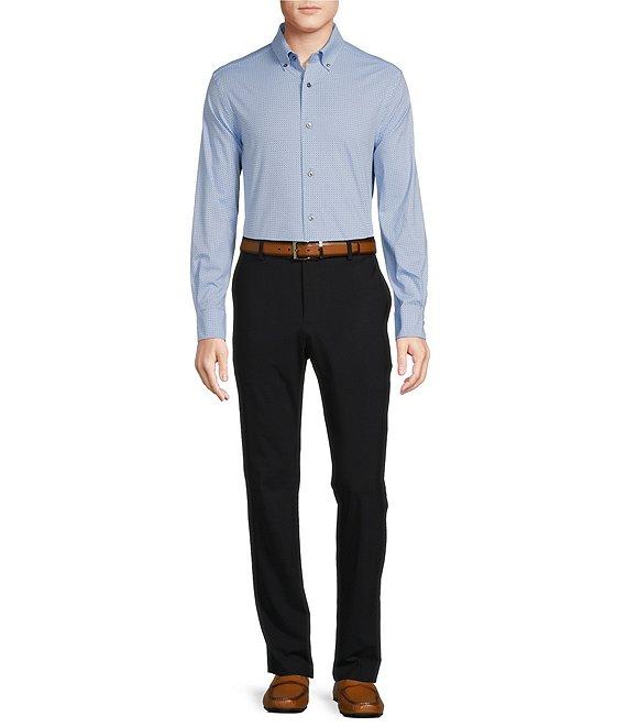 Daniel Cremieux Signature Label Print Luxe Stretch Woven Shirt Product Image