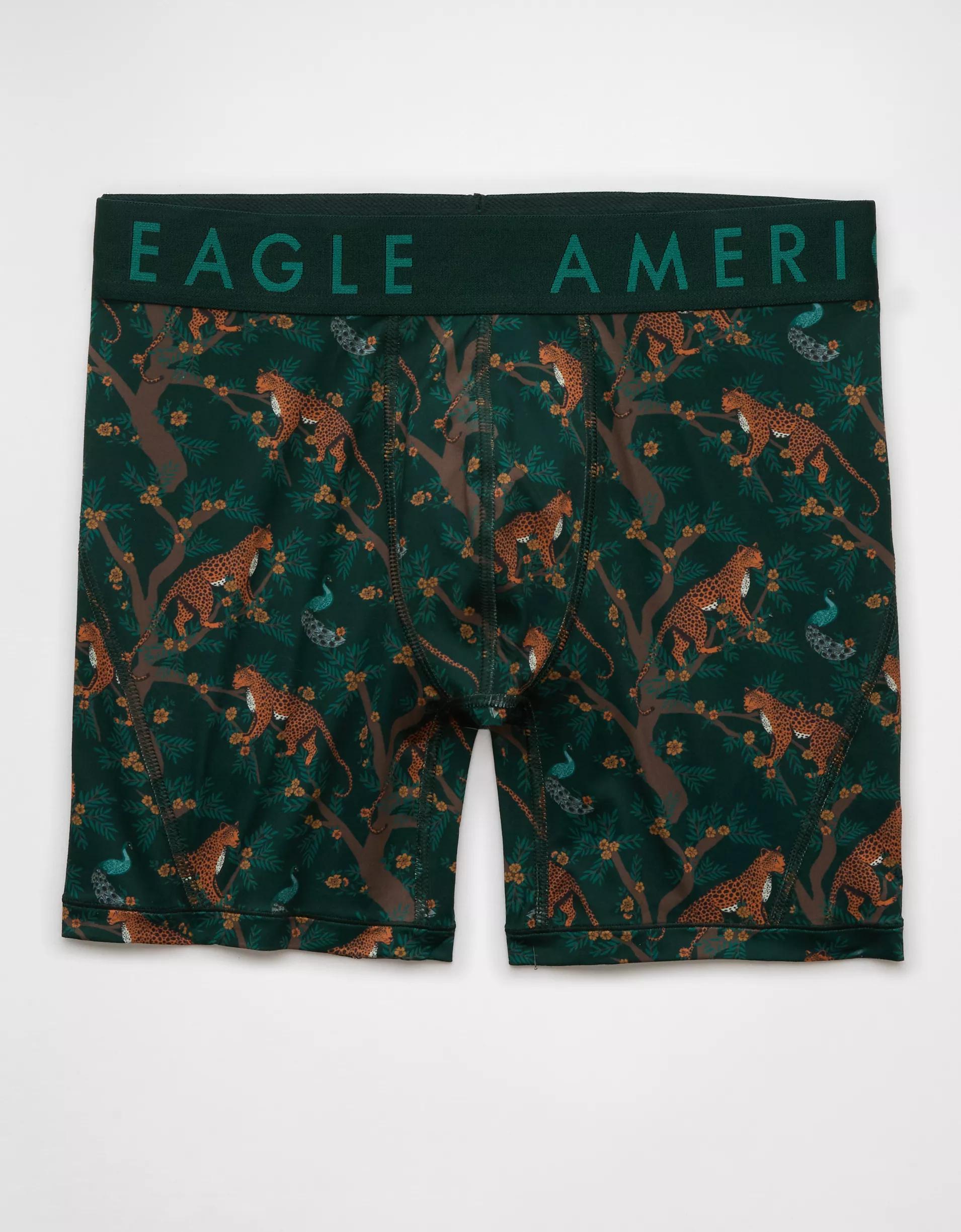 AEO Men's Tropical Leopards 6" Flex Boxer Brief Product Image