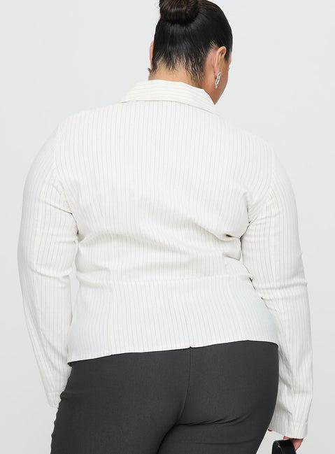 Bellar Long Sleeve Top Ivory Product Image