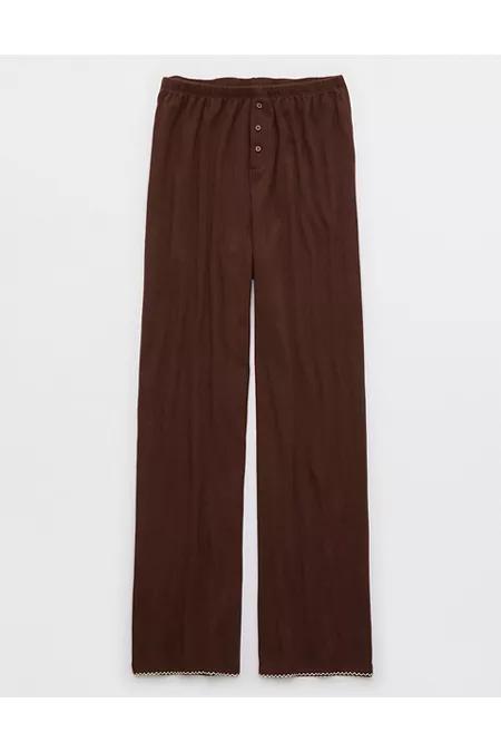 Aerie Off-Duty Pointelle Trouser PJ Women's Product Image