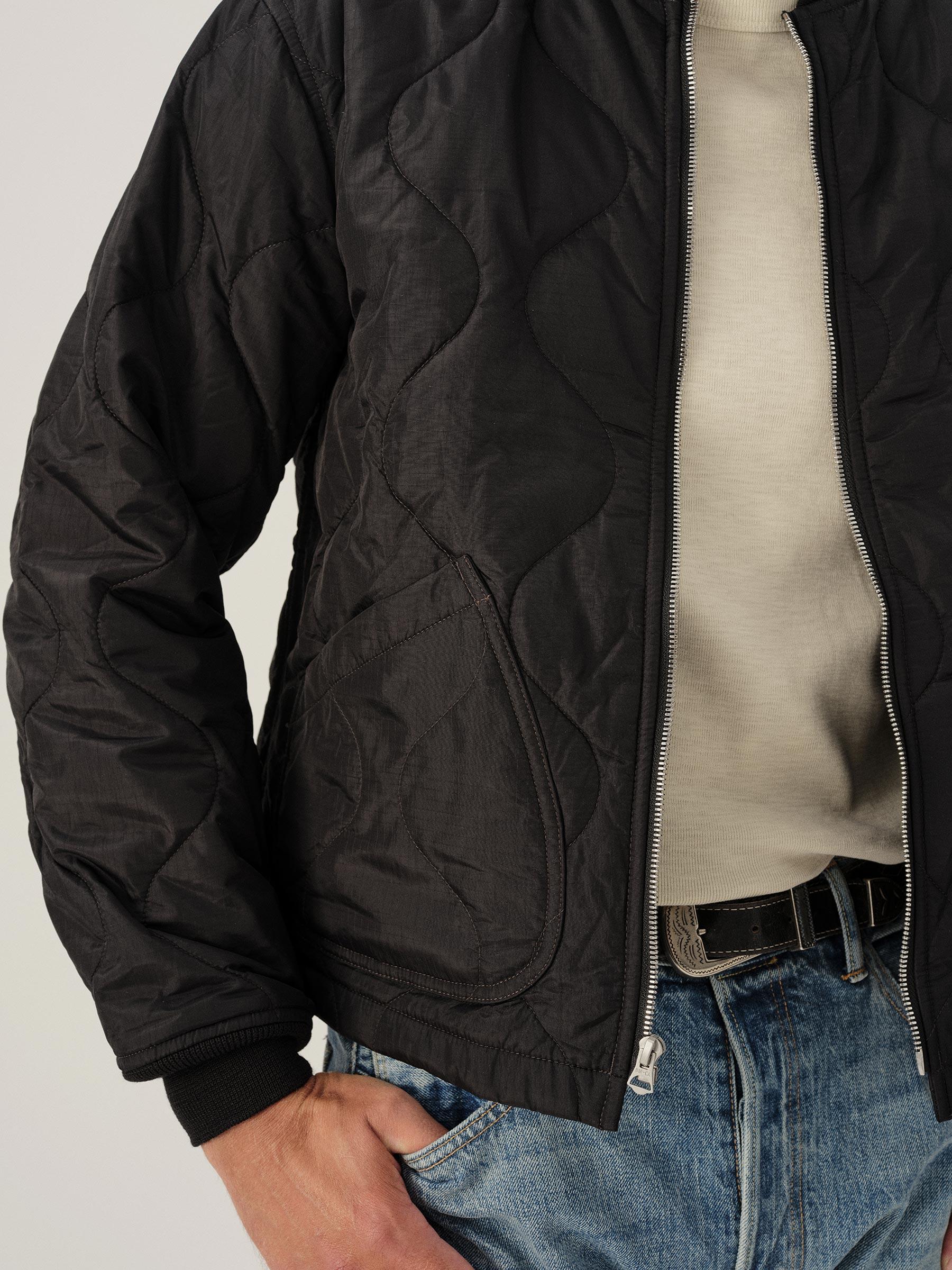 Black Airlight Ripstop Bomber Jacket Product Image
