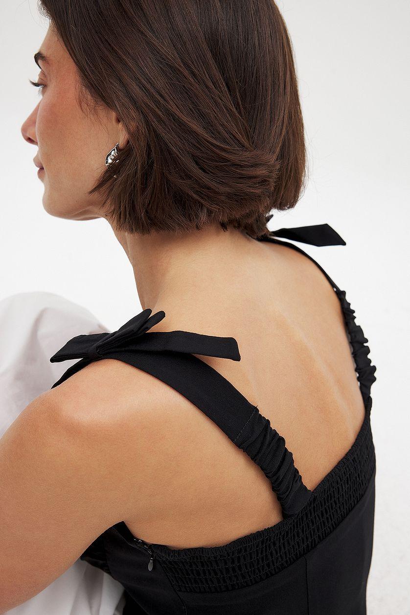 Tie Shoulder Corset Top Product Image