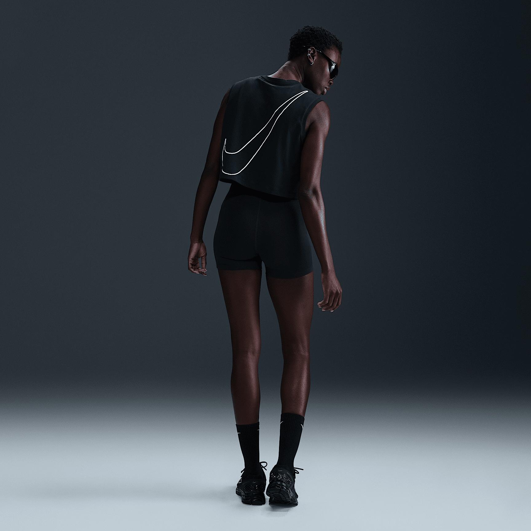 Women's Nike Sportswear Club Sleeveless Cropped Graphic T-Shirt Product Image