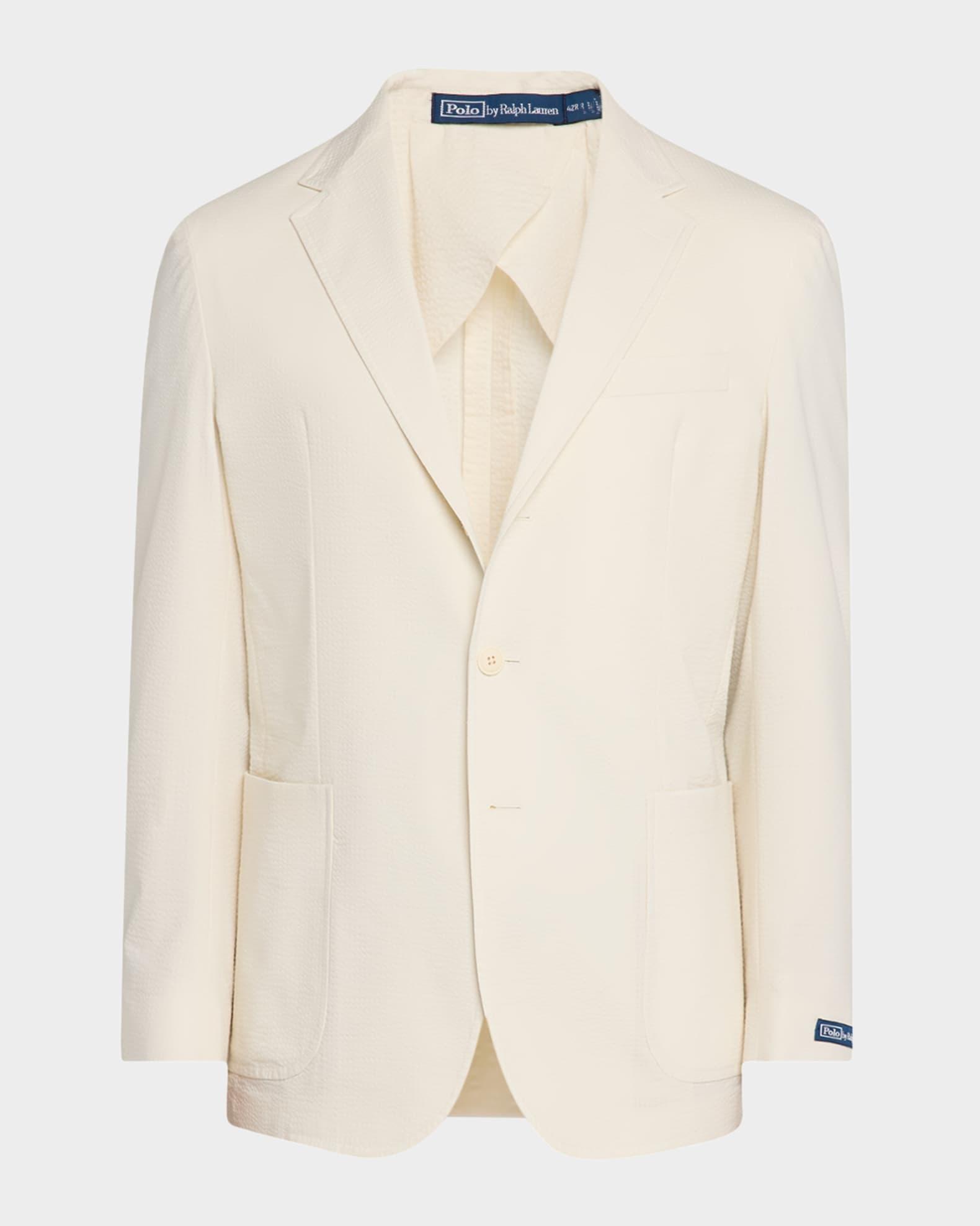 Men's Polo Soft Seersucker Suit Jacket Product Image