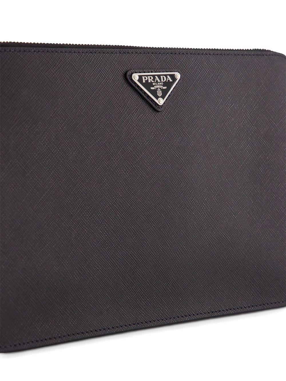 saffiano-leather clutch bag Product Image