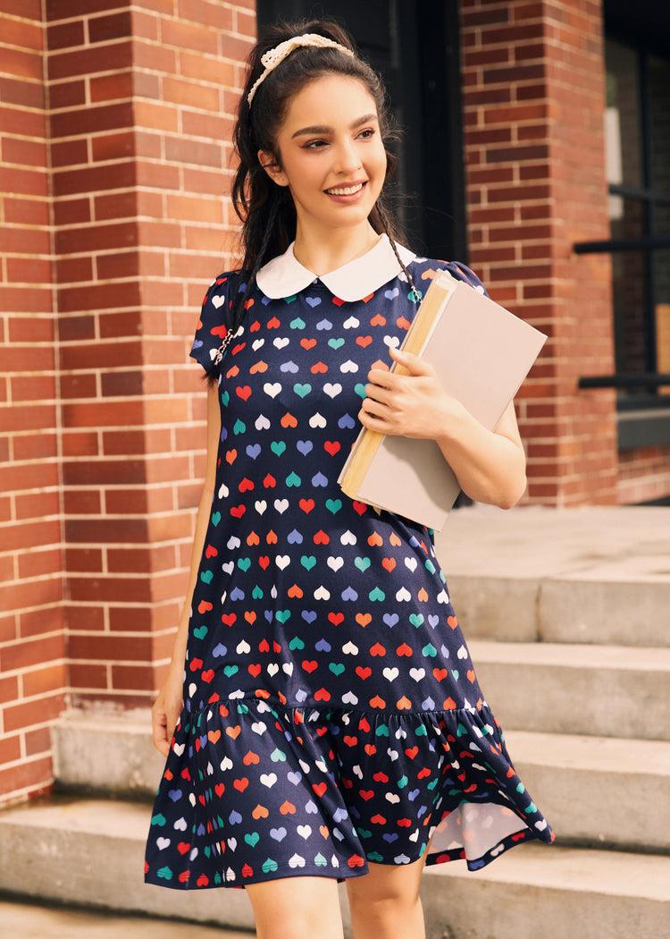School Days Collared Dress Product Image