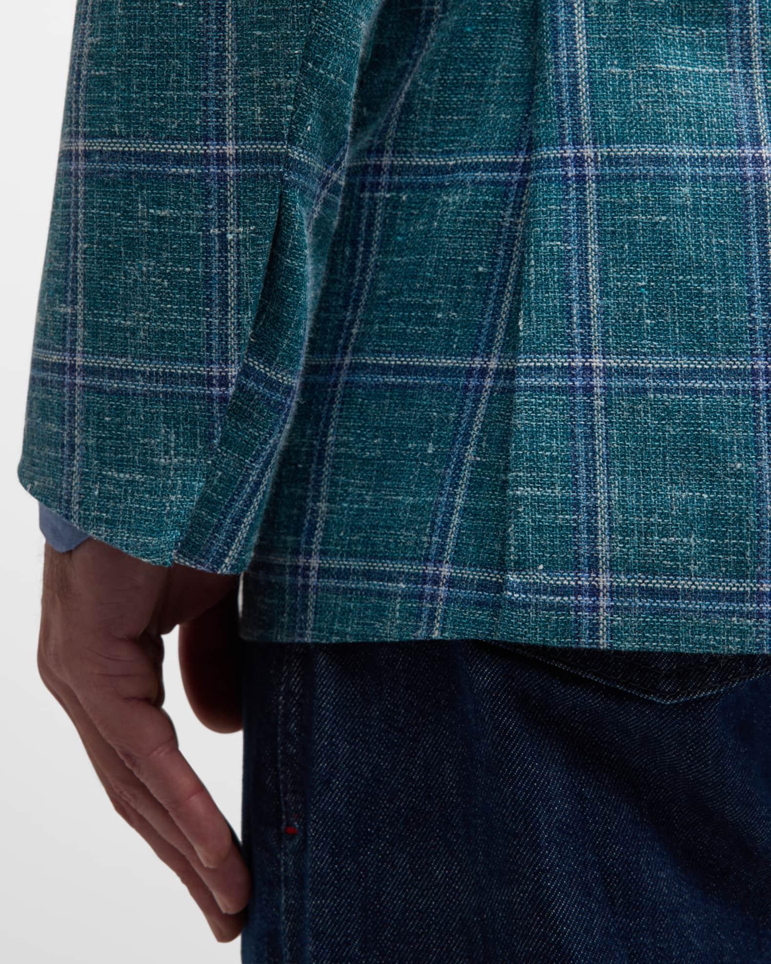 Men's Windowpane Wool-Blend Sport Coat Product Image