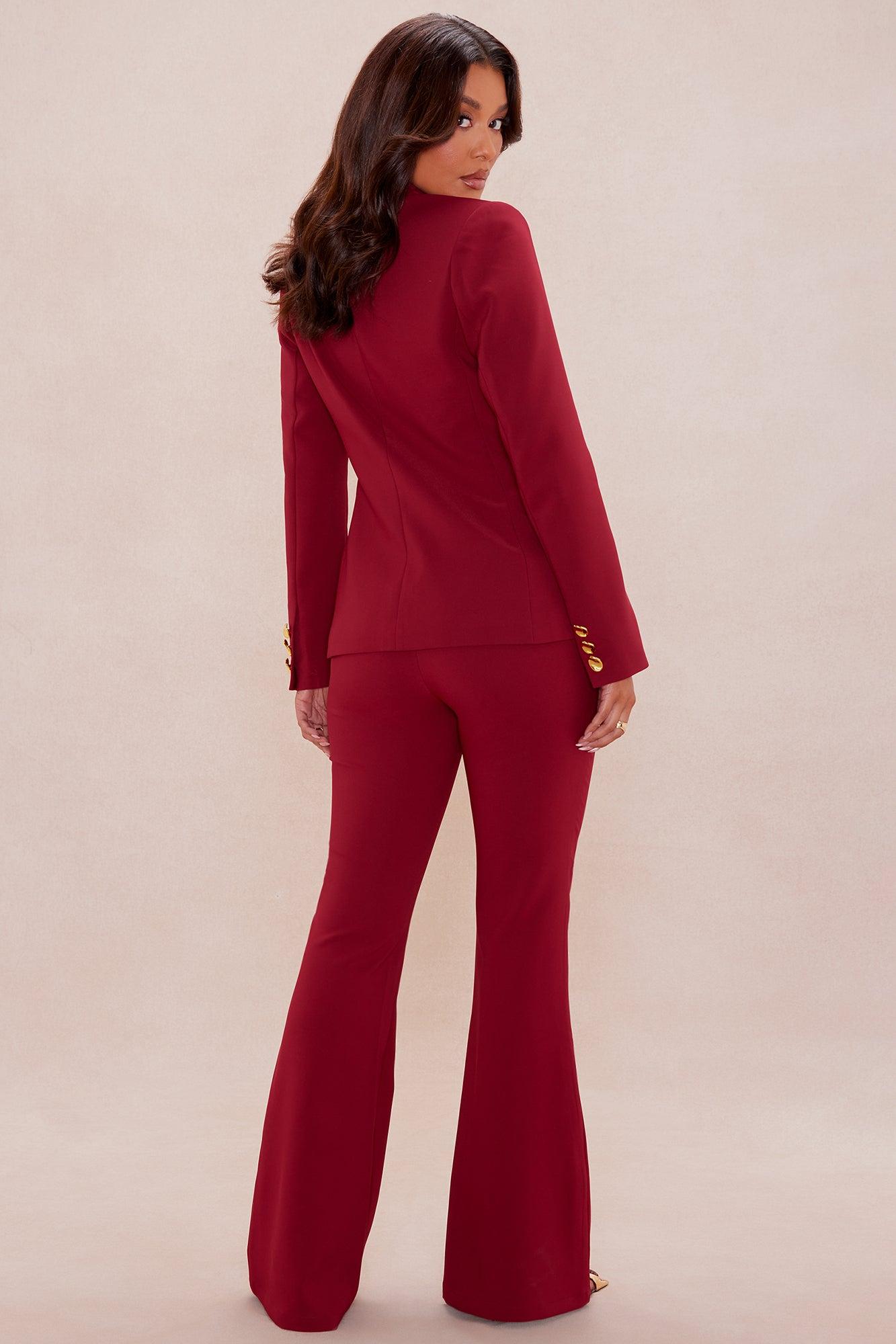 Kaylynn Suit Set - Burgundy Product Image