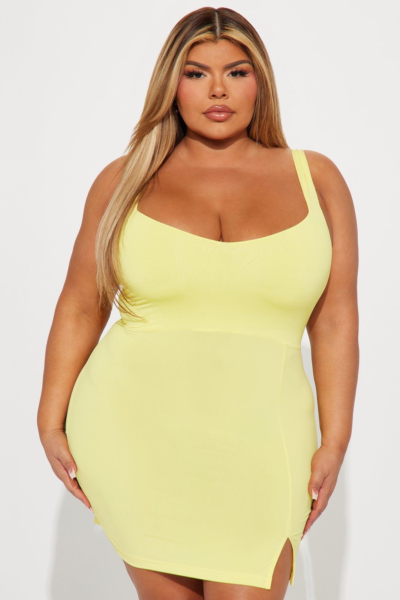 In My Diva Era Mini Dress - Yellow Product Image
