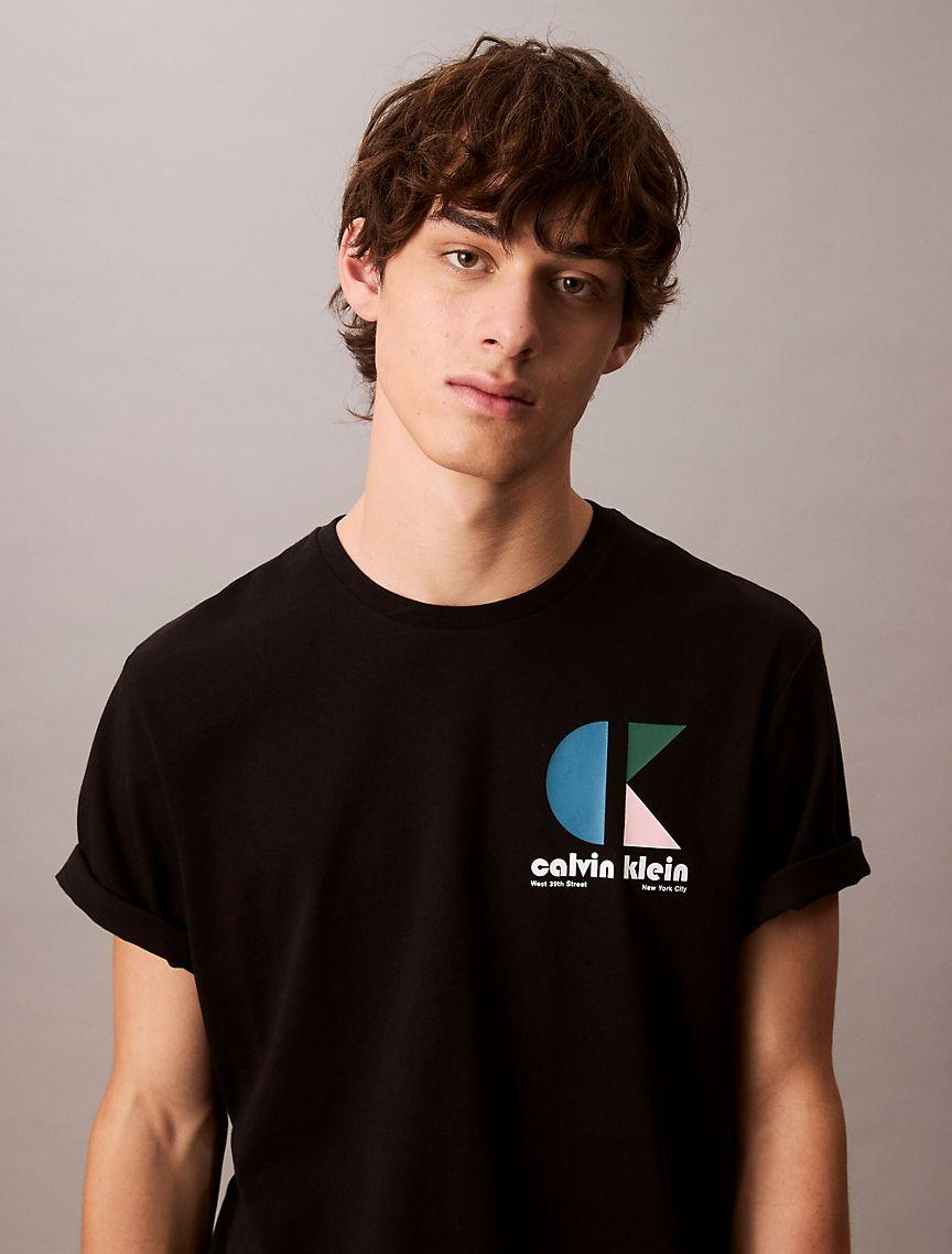 Logo Shape Graphic Relaxed T-Shirt  Product Image