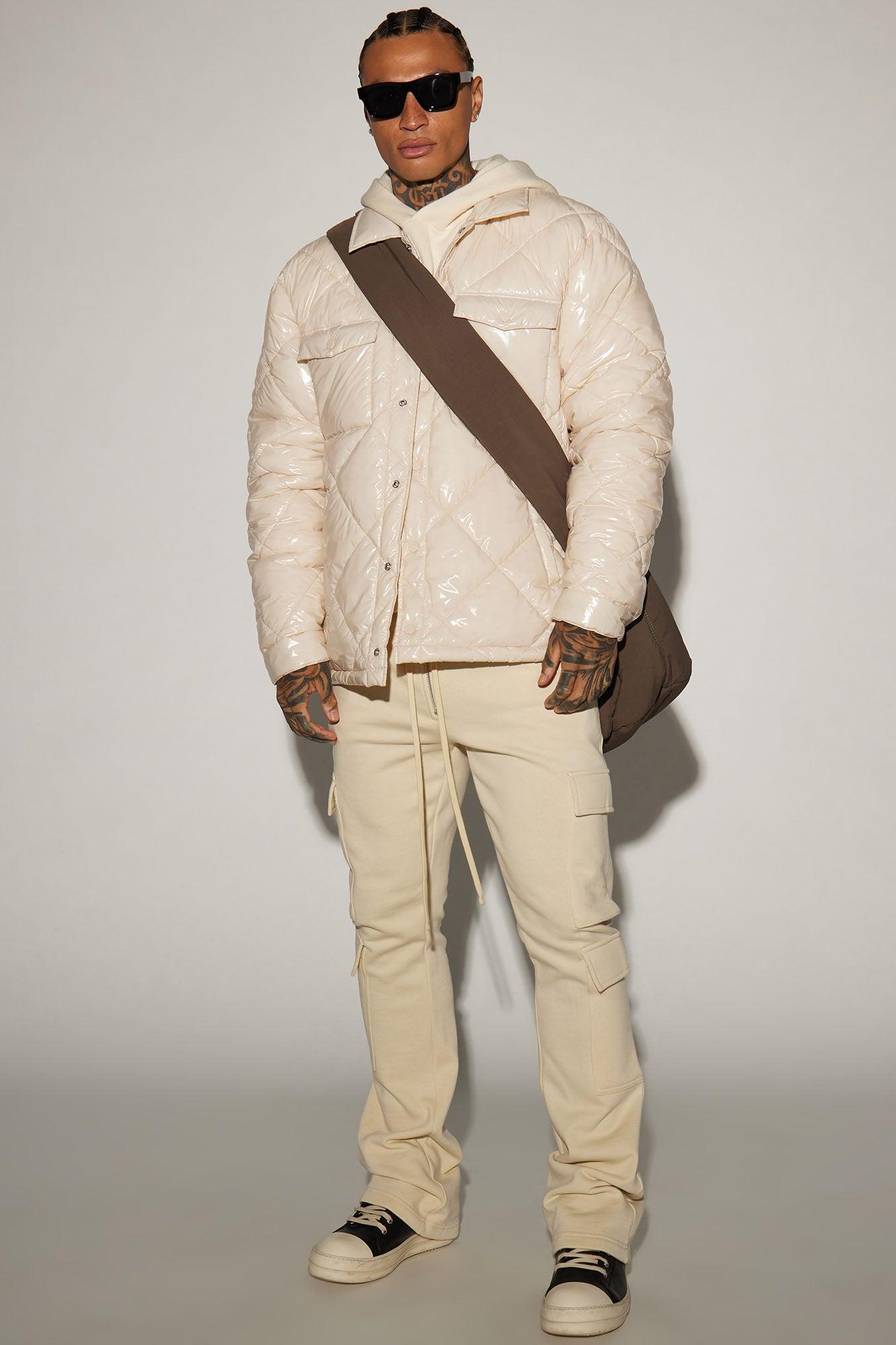 Your Diamond Quilted Puffer Jacket - Cream Product Image